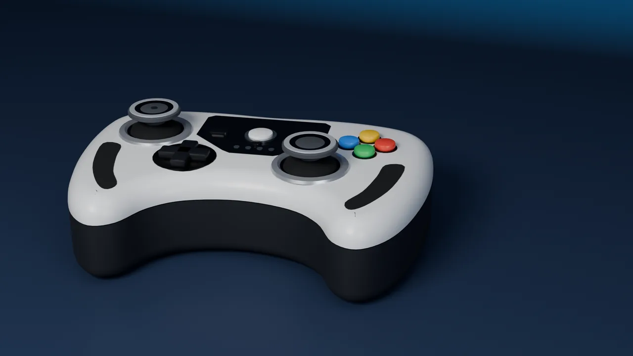 Blender render of the controller