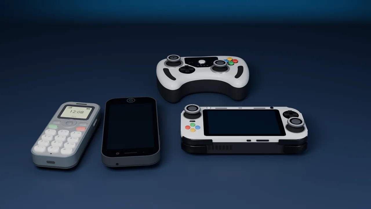 Blender render of the Device Doctor device family