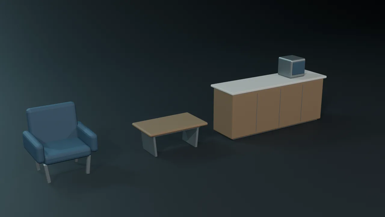 Lounge furniture render